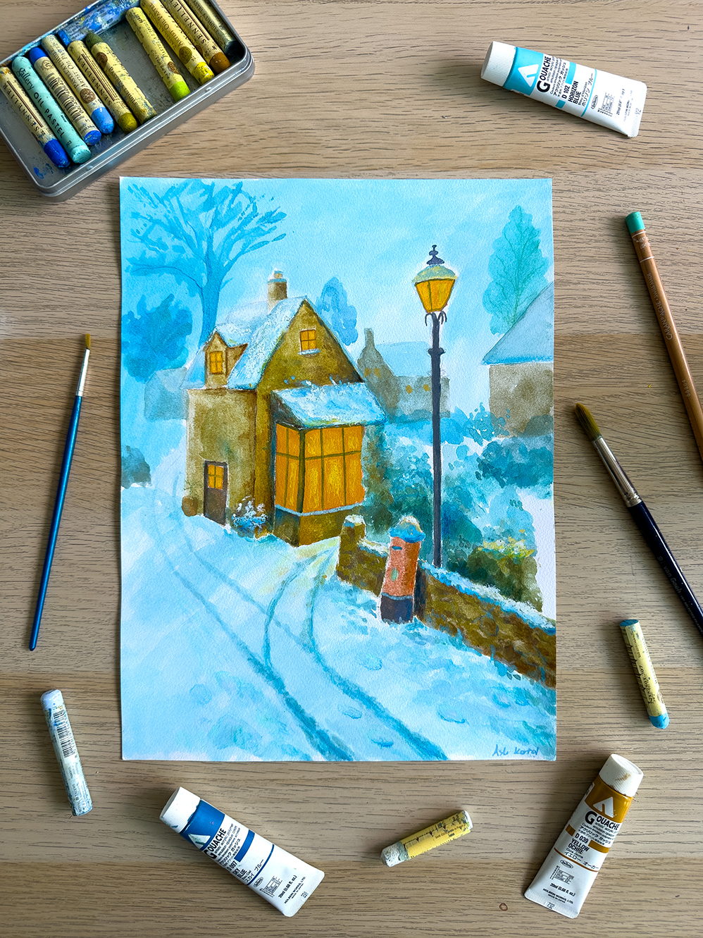 Winter Path to The Golden Cottage