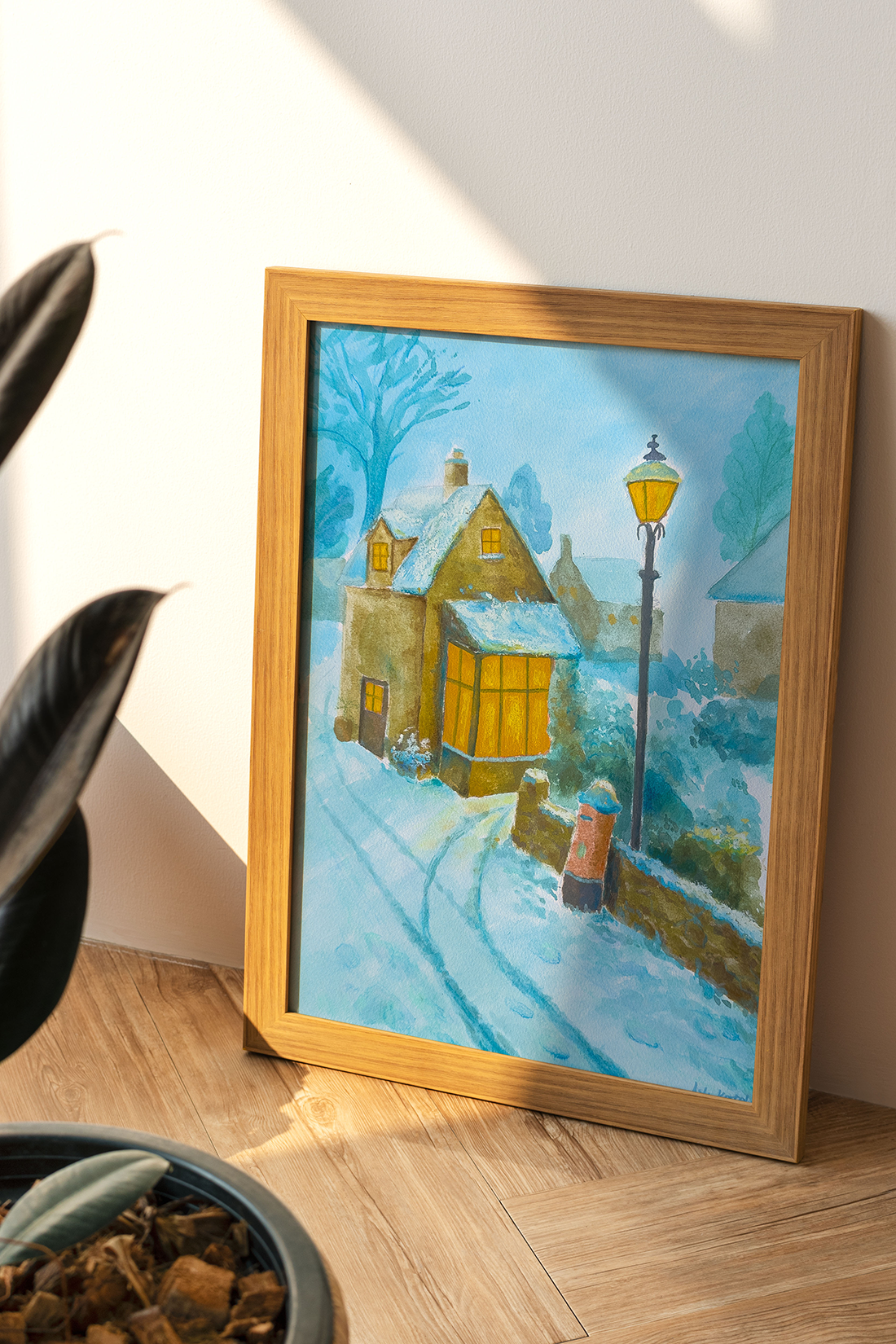 Winter Path to The Golden Cottage